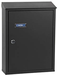 Boîte aux lettres extérieure noire MOD.POST 385 x 290 x 100 mm