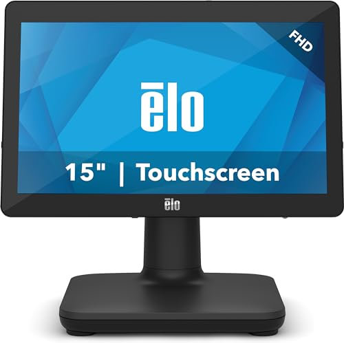 Elo Touch Solution - Elo Touch Solution - E936163 sistema POS 39,6 cm (15.6) 1920 x 1080 Pixeles Pantalla táctil 2,1 GHz i5-8500T Todo-en-Uno Negro