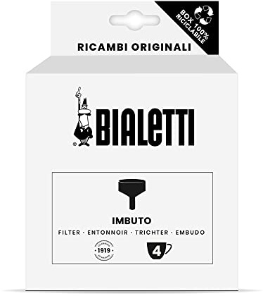 Bialetti Ricambi, Includes 1 Funnel Filter, Compatible with Bialetti Moka Induction 4 cups