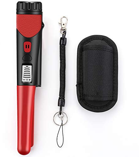 Kslogin Metal Detector Pinpointer Waterproof with Belt Holster 360° Scan Handheld Treasure Detector Finder Probe for Kids Adults