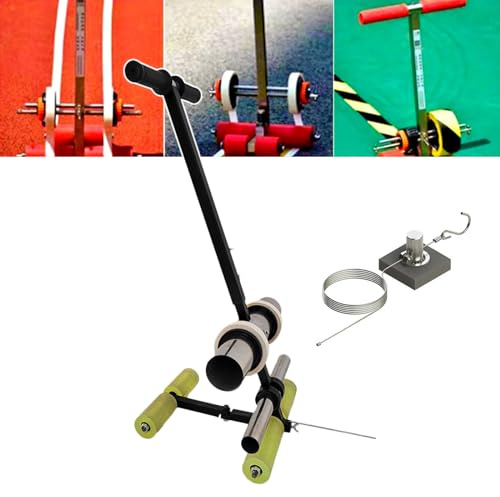 Ghoyvls Manueller Boden-Klebeband-Applikator, Maler-Klebeband-Abroller, Maler-Klebeband-Klebemaschine für Wandverpackung, Boden, Lager, Fitnessstudio,Set