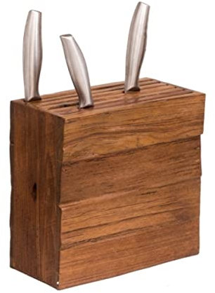 Bloc Couteau Universel Bloc À Couteaux En Bois Porte-couteau Universel Organisateur De Stockage Présentoir Pour Fente Unique De Cuisine Bloc Couteaux