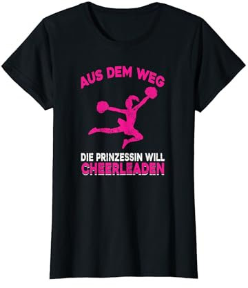 Cheerleading Cheerleader Damen Pompom Cheerleaden Mädchen T-Shirt