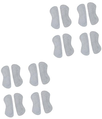 minkissy 2 Sets Fersenpolster für Schuhe Bequeme Halbsohlen Absorbieren Druck für High Heels 4 Paar