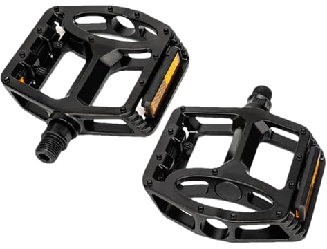 Fahrradpedale Rennrad,Rennradpedale | Radfahren Fußstütze Fahrradpedale,Rutschfestes Fahrradpedal, Fußstützenpedal aus Aluminiumlegierung, leichte Fahrradpedale mit reflektierenden Streifen