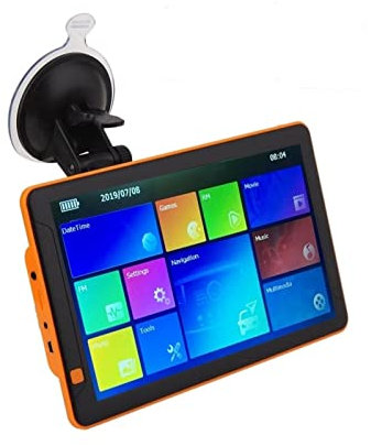 Navegación GPS portátil GPS Navegación for automóvil 9 Pulgadas Pantalla capacitiva 256 8g Camión Navegador Últimos mapas para camión, RV, Camionero