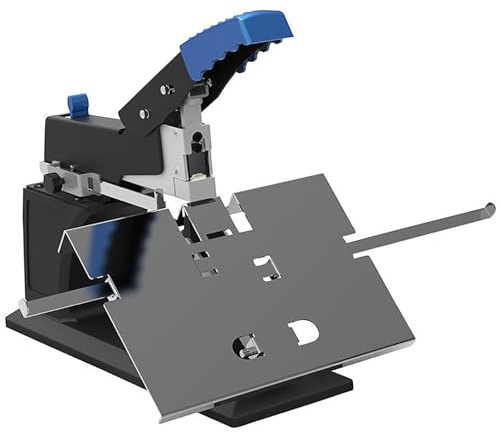 Brochure Stapler Folding Machine, A3,A4 Heavy Duty Desk Flat Saddle Stapler, Manual Desktop Booklet Stapler with 60 Sheet Capacity, Book Binding Machine for Office, Home Printing Houses