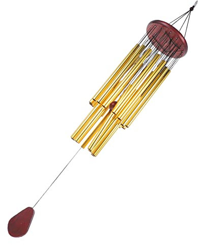 Gogogmee Metall-Windspiel Hängend Für Outdoor Dekoration Klare Und Angenehme Klang Bei Wind Leichtes Gewicht Und Robustes Material Passt Zu Wohnzimmer Schlafzimmer Veranda Und Verschiedenen
