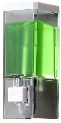 Seifenspender,250ml wandmontierter Spender,Kein Bohren erforderlich Nachfüllbarer Hand Flüssigseifenspender,Shampoo Flaschen zum Befüllen Kunststoff,für Badezimmer,Küche,Waschküche(Transparent)