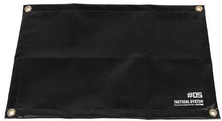 HUSHUI Unter Grillmatten Feuerfeste BBQ Grillmatte, Zweiseitiges Silikon, Glasfasergewebe, 40x60 cm, Hitzebeständig, Tragbar, für Deck und Terrasse mit Pfahl