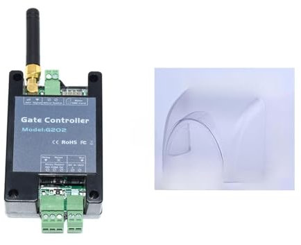 Motore per cancello scorrevole, GSM. Controllo remoto G202 Interruttore a relè singolo for apri scorrevoli GARAGE GARAGE (Sostituisci RTU5024) per motore per cancello scorrevole(With waterproofcover)