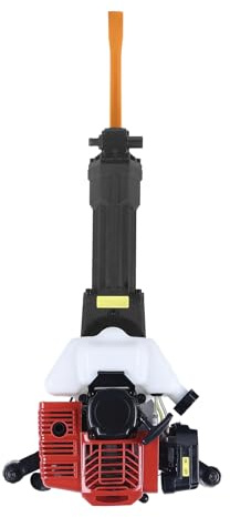 2-Stroke Petrol Demolition Jack Hammer,1900W 52CC Concrete Breaker,55J Impact 1500bpm Industrial Breaker with Alloy Chisels for Concrete Rock Breaking Foundation Removal