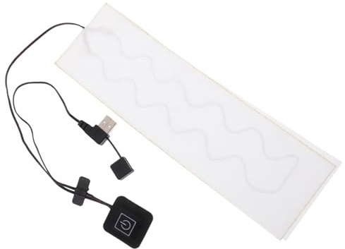 HEALEEP Riscaldatore USB Piastra Riscaldante in Fibra di Carbonio per Scaldacollo Invernale, 5V/2A, Ricaricabile 35℃-55℃