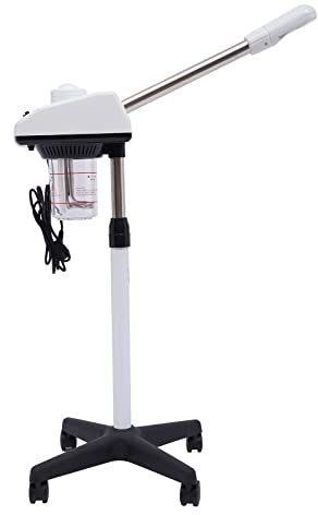 JJsdwin Evaporatore viso 750 W, vaporizzatore per sauna facciale con rotazione a 360 gradi, adatto per tutti i tipi di pelle