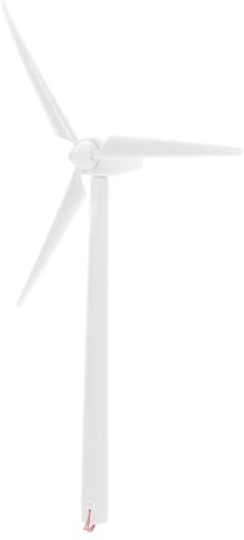 PartyKindom 1 Ensemble Kit de Modèle de Éolienne Solaire DIY Turbine Éolienne Éducative pour Garçon Fille Activités Intérieures et Extérieures Décoration de Bureau Apprentissage