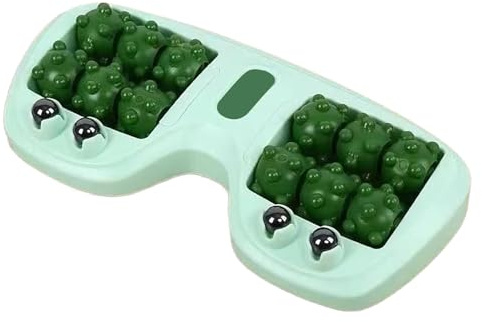 Fußmassagegerät Rollen: Manuelle Doppelrolle für Fußübungen, ergonomisches Design mit Muskelentlastung, tragbares Fußmassagegerät für Läufer, Sportler, Männer, ältere Menschen, Reisen