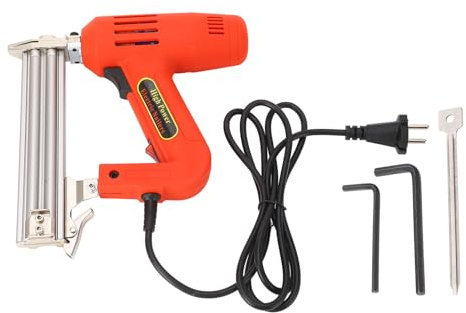 Pistola per chiodi elettriche Cragewell AC, chiodatrice dritta 2200 W, pistola per lavorazione del legno di pinzatrice, strumento di fissaggio di carpenteria, per costruzione,