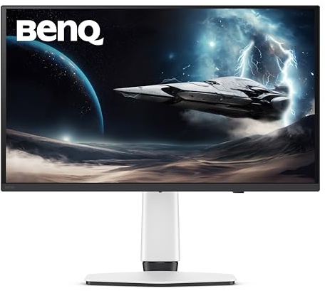 BenQ MOBIUZ EX271UZ 27 4K UHD QD-OLED Gaming Monitor, 240 Hz, 0,03 ms GtG, 99% DCI-P3, DisplayHDR True Black 400, 166 PPI, HDMI 2.1, DP 1.4, USB-C (90 W), FreeSync Premium Pro, hoher Pixelkontrast