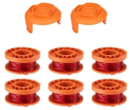 HYGAWQXXC Bobina di Filo for decespugliatore Compatibile con Worx WG154 WG163 WG180 WG175 WG155 WG151 WG160 Tagliabordi a Batteria Tagliabordi for Prato Strumenti di Ricambio(B)