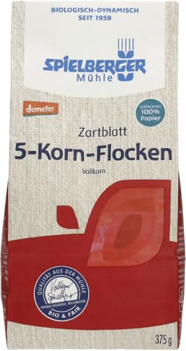Spielberger Bio 5-Korn-Flocken, demeter (2 x 375 gr)