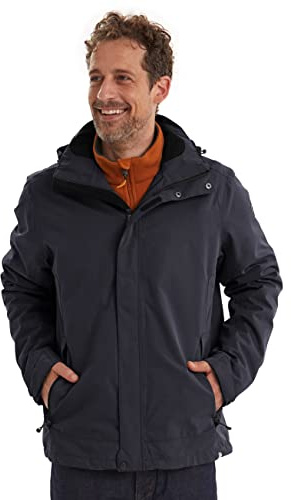 killtec Xenios utomhusjacka för män Svart XXL