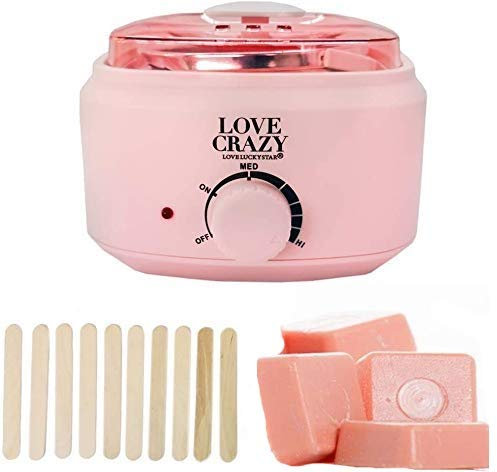 Calentador De Cera Eléctrico Para Depilación Profesional - 500 Ml, Incluido 4 Ceras