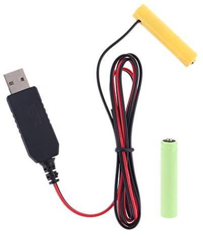 SUCHUANGUANG LR03 AAA-Batterie-Eliminator-USB-Stromversorgungskabel Ersetzen Sie 1 bis 4-teiliges AAA-Batteriedatenkabel 2AAA #