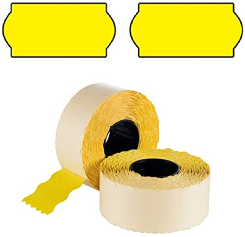 Precio Etiquetas de pistola 26x12mm CT4 y precio Gun Lynx, MX-2612 (10000 x amarillo)