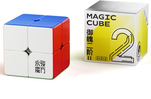 Bukefuno YongJun Yupo M 2x2 V2 Magnetischer Geschwindigkeitspuzzlewürfel YJ YoPo V2 M 2x2x2 Pädagogische Magie 2M Würfel ohne Aufkleber