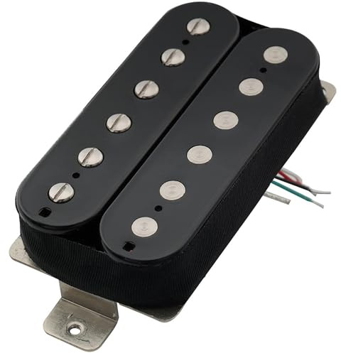 Artec VH-Rock-A Alnico 5 Uncovered Humbucker Hals Tonabnehmer 8,6K Schwarz | für E-Gitarre