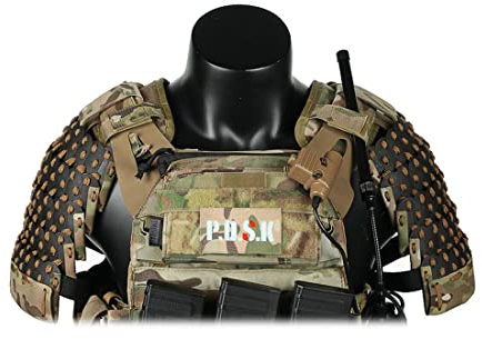ADIY Taktische Samurai-Rüstungen, EIN Paar Taktische Ausrüstung Anti-Rutsch Schulter Armors Protector (ohne Weste)