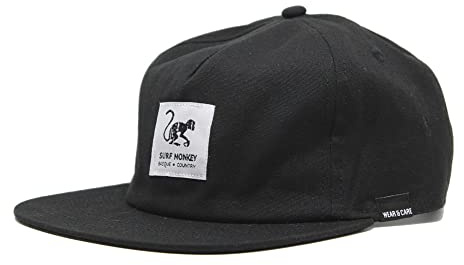 Surf Monkey Cappellino 5 Pannelli Uomo/Donna - 100% Cotone Biologico - Taglia unica