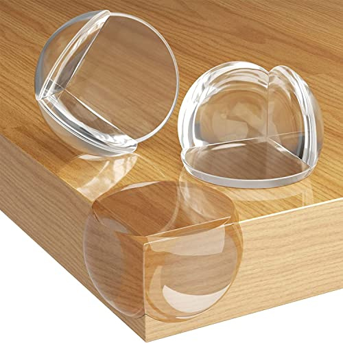 20 Piezas Protector de Esquina, Protector de Esquinas para Bebés y Niños, Protectores para Muebles y Mesas, Esquineras Protectoras, para Mesas y Esquinas de Muebles