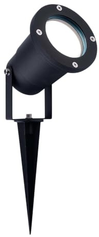 Ledvion Gartenstrahler mit Erdspieß IP65 3W 6500K GU10 dimmbar | Fuer Garten Terrasse Einfahrt Wege Beete und dekorative Aussenbeleuchtung