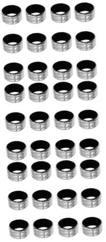 Alipis 36pcs Stainless Steel Wine Bottle Collar Drip Ring Bottle Overflow Ring for Red Wine Bar Tools