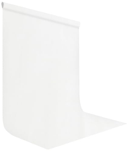 LYLYCTY 10x20FT Large White Screen Backdrop Photography Backgrounds for Zoom Meeting, Game Live Steaming and Photo Studio Shooting Props | Polyester Studio Photo Backgrounds, Non Reflective, Easy to Hang, for Portrait Shoot, Product, Party Decor, Video Creation
