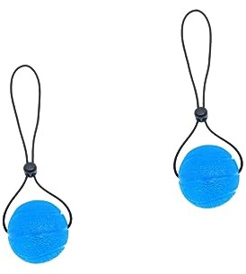 COLLBATH 2st Handgriff Kugel Reha-trainingsball Griffball Gel-handkugeln Fingerbälle Handgelenk Entwickler Handkraftübungsstütze Trainingsgerät Mit Handgriff Fingerübungsball Tpe Blue