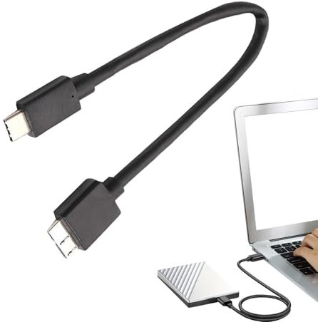 Cavo hard disk mobile USB, cavo di trasferimento dati HDD | Cavo hard disk esterno 5 Gbps - Cavo di trasferimento dati di espansione 5TB per fotocamere tablet