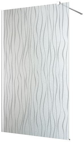 Stickers paroi de douche dépoli - Prélude - 50x120 cm