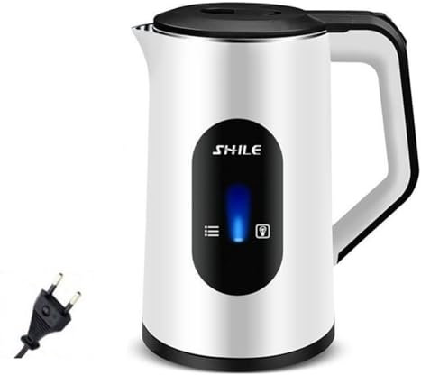 Kexpery Bollitore elettrico 3L in acciaio inox con display automatico riscaldamento rapido per tè e caffè