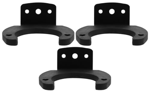 Abaodam Mikrofonhaken Verschleißfest aus Silikon und Eisen 3 Stück-pack und Platzsparend mit Wandmontiertem Design für Ktv und Heimgebrauch
