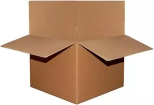 Faltkarton 400x400x400 mm, Versandkarton, Doppelwellig, DHL Kartons 40x40x40 cm, (10 Stück)