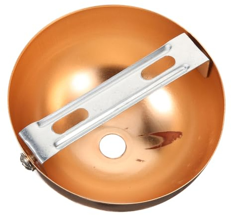 MOBUTOFU Goldener Deckenbaldachin aus Eisen und Kupfer 2 Stück mit Querträger und Montageschrauben für Deckenleuchten im Wohnzimmer