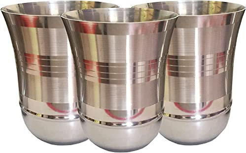 Satre Online and Marketing Becher 3er-Set, Edelstahl-Becher, Premium-Qualität, Edelstahl, Pint-Becher, Wasserbecher (3 Stück), unzerbrechliche Trinkgläser, kühlende Biergläser