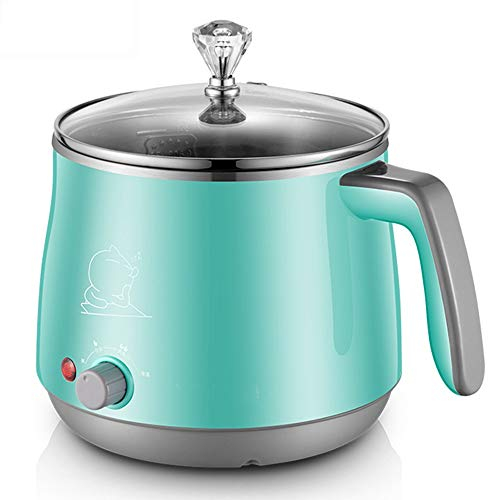 Xyanzi dianzhuguo 1.5LSlow Cooker mini electric skillet household small 1-3 people cooking pot 304 stainless steel can be insulated 600W (color : No steamer)