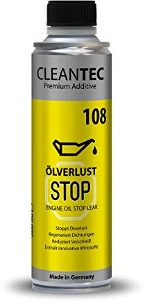 CleanTEC 108 Ölverlust Stop Regeneriert Dichtungen und verhindert Ölverlust 300ml Leck Stop Versiegelung 1L/49,66Euro (1)