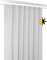 Verdunkelungsgardine mit Kräuselband U-Band, Blackout Vorhang Blickdicht abdunkelnd, Größe und Farbe wählbar (Breite: 140 cm, Höhe: 225 cm, Hellgrau)