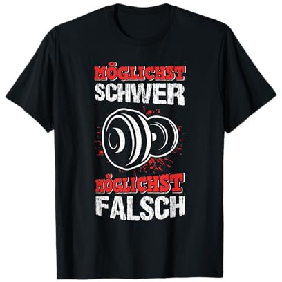 Kraftsport Muskelaufbau Langhantel Gewichtheben Bodybuilder T-Shirt