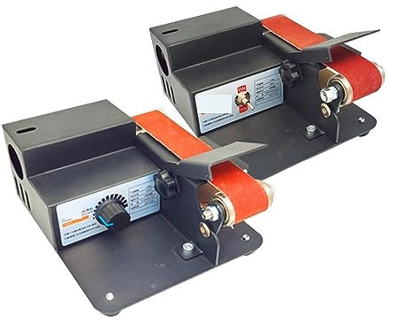 lucidatrice per gioielli Mini levigatrice a nastro elettrica Lucidatrice fai-da-te Affilacoltelli Affilacoltelli Smerigliatrice multifunzionale Affilatrice for bordi (Color : Intelligent version, Si