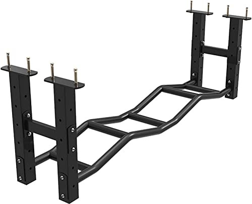 Klimmzugstange für Krafttraining an der Decke, 120 cm, Multifunktions-Klimmzugstange, Klimmzugstation, Dip-Stangen aus Stahl, Klimmzugstange an der Tür, Wandmontage, Krafttrainingsgerät, Klimmzugsta